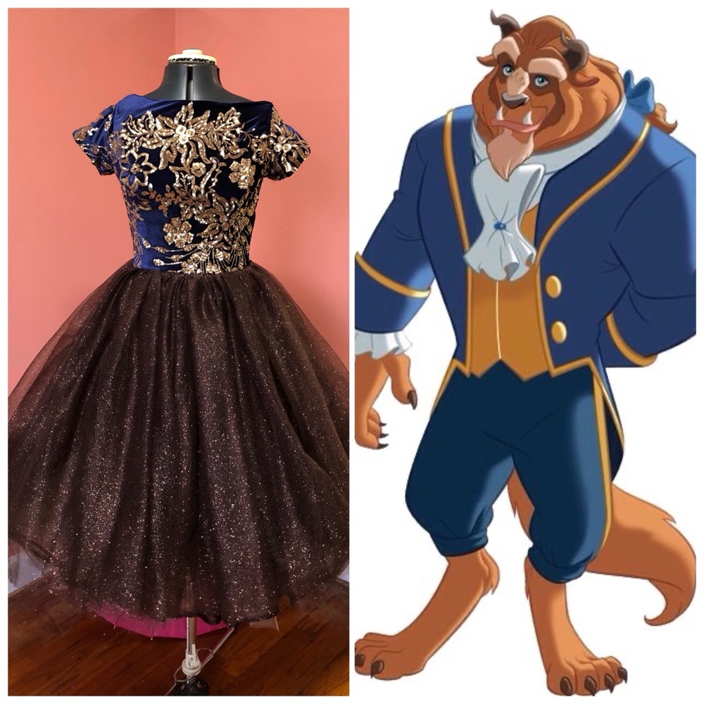 One of a Kind Couture Fairytale Beast Dress
